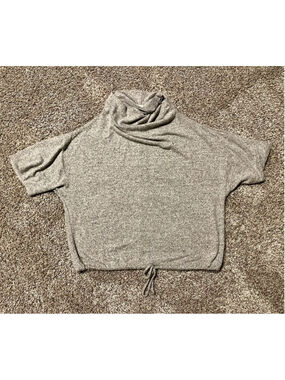 Ginger G Women's Tie-Front Cowl Neck Sweater, Size Small, EUC